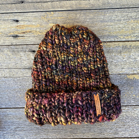 Knitted Beanie, Merino Beanie Hand Knitted