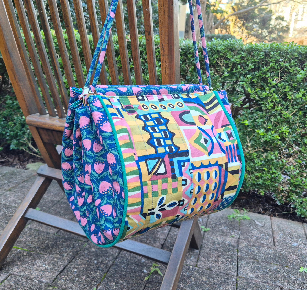 Large Knitting Project Bag – Convertible Tote