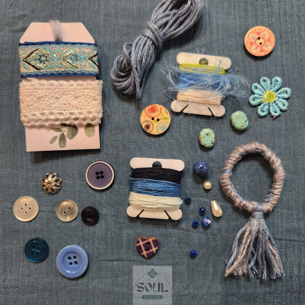 Slow Stitch Bundle - Beautiful Blues