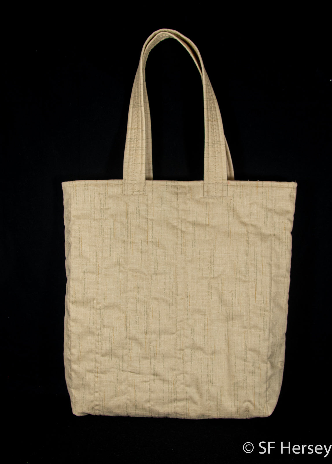 Embroidered, Quilted Lotus Serenity Bag