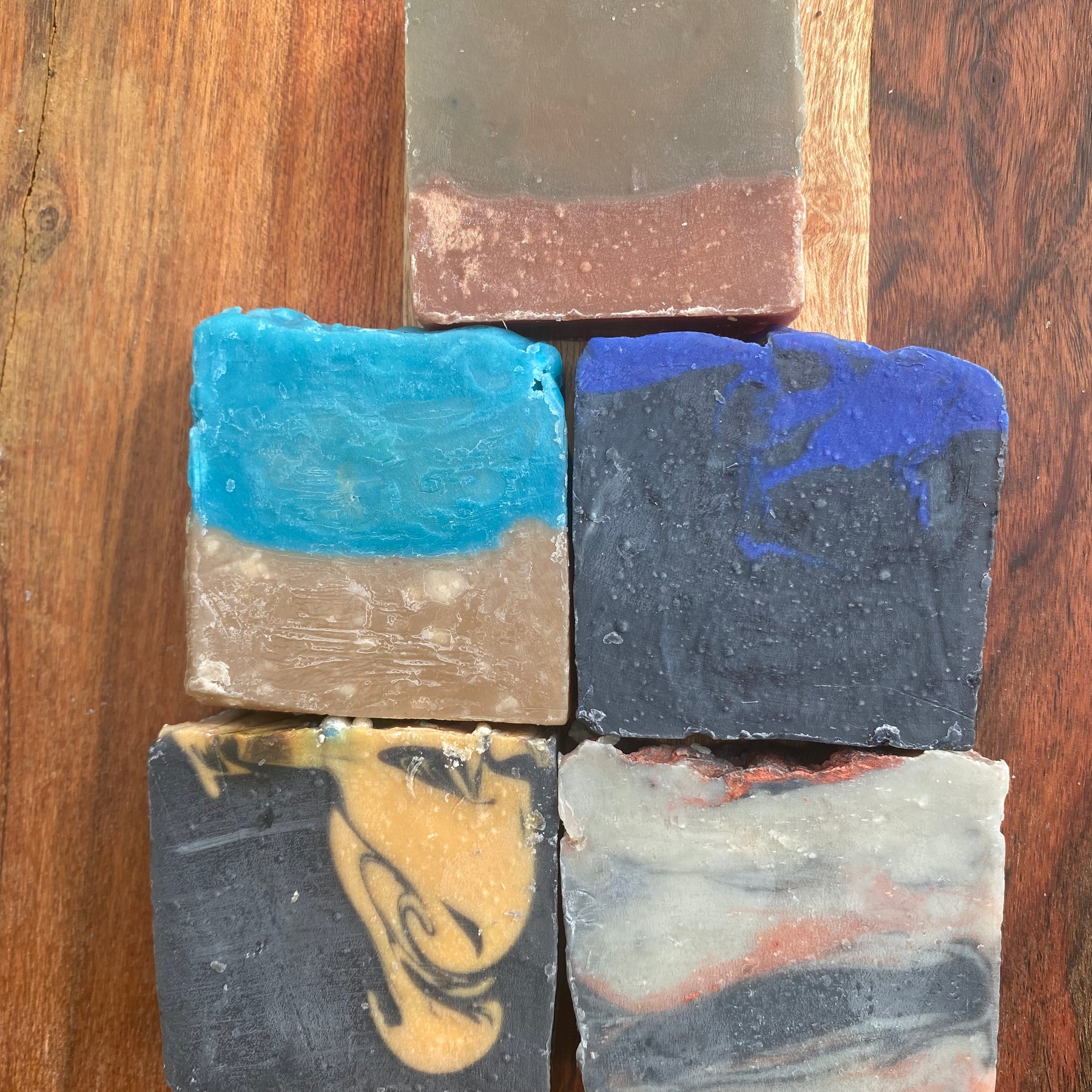 Five Cold Process Soap Bundle - Masculine range