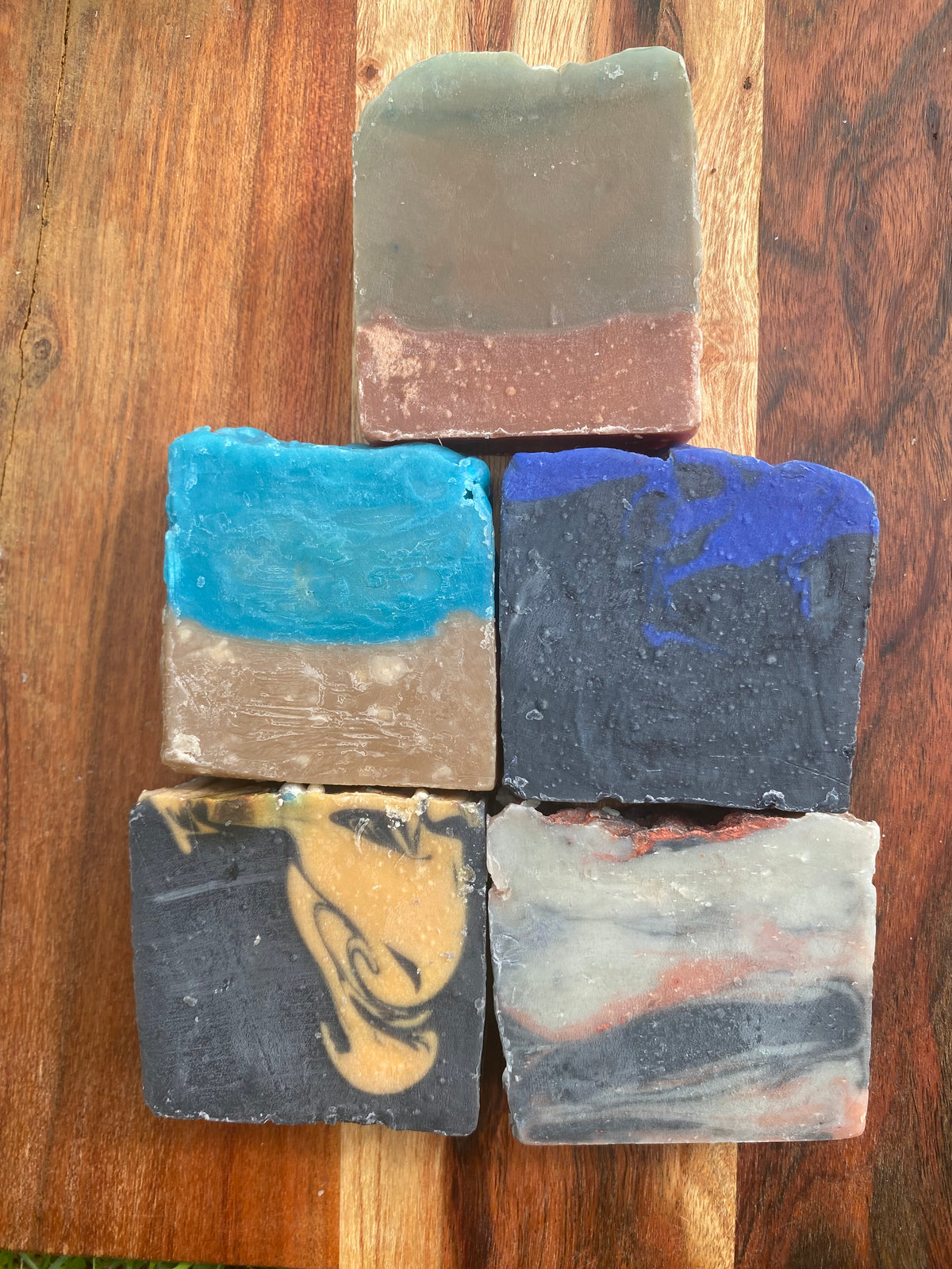 Five Cold Process Soap Bundle - Masculine range
