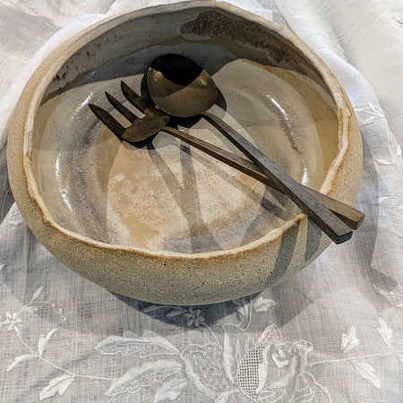 Ceramic Serving Bowl | coastal • textural • everyday