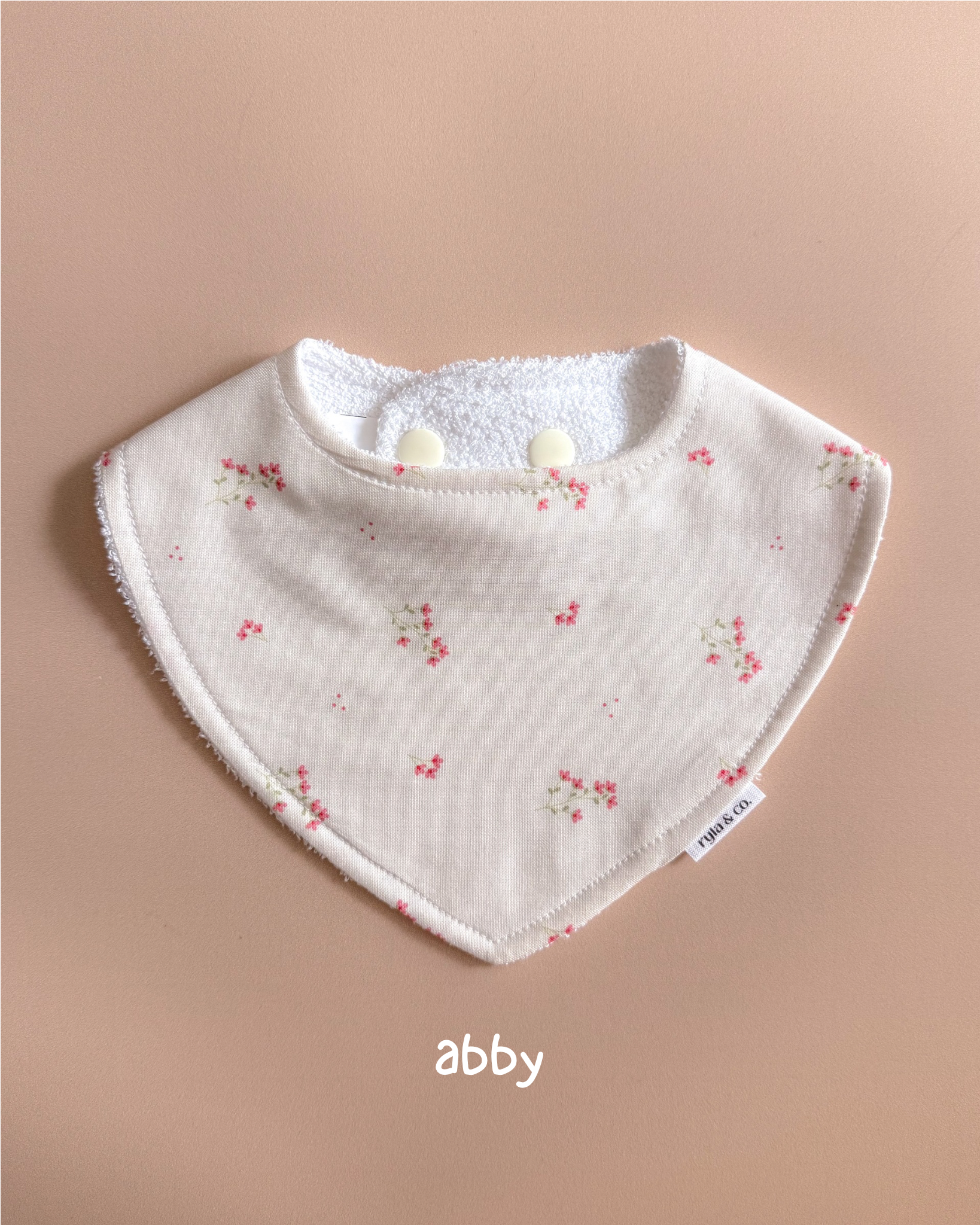 Baby Bib - Floral (Abby)