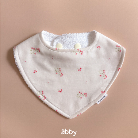 Baby Bib - Floral (Abby)