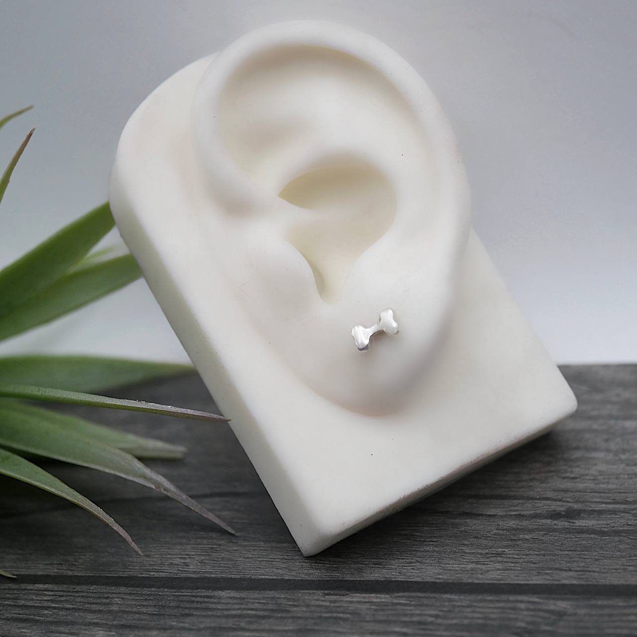 Pet Lover Studs - Handmade Sterling Silver Studs - Mismatched or Matching Pair