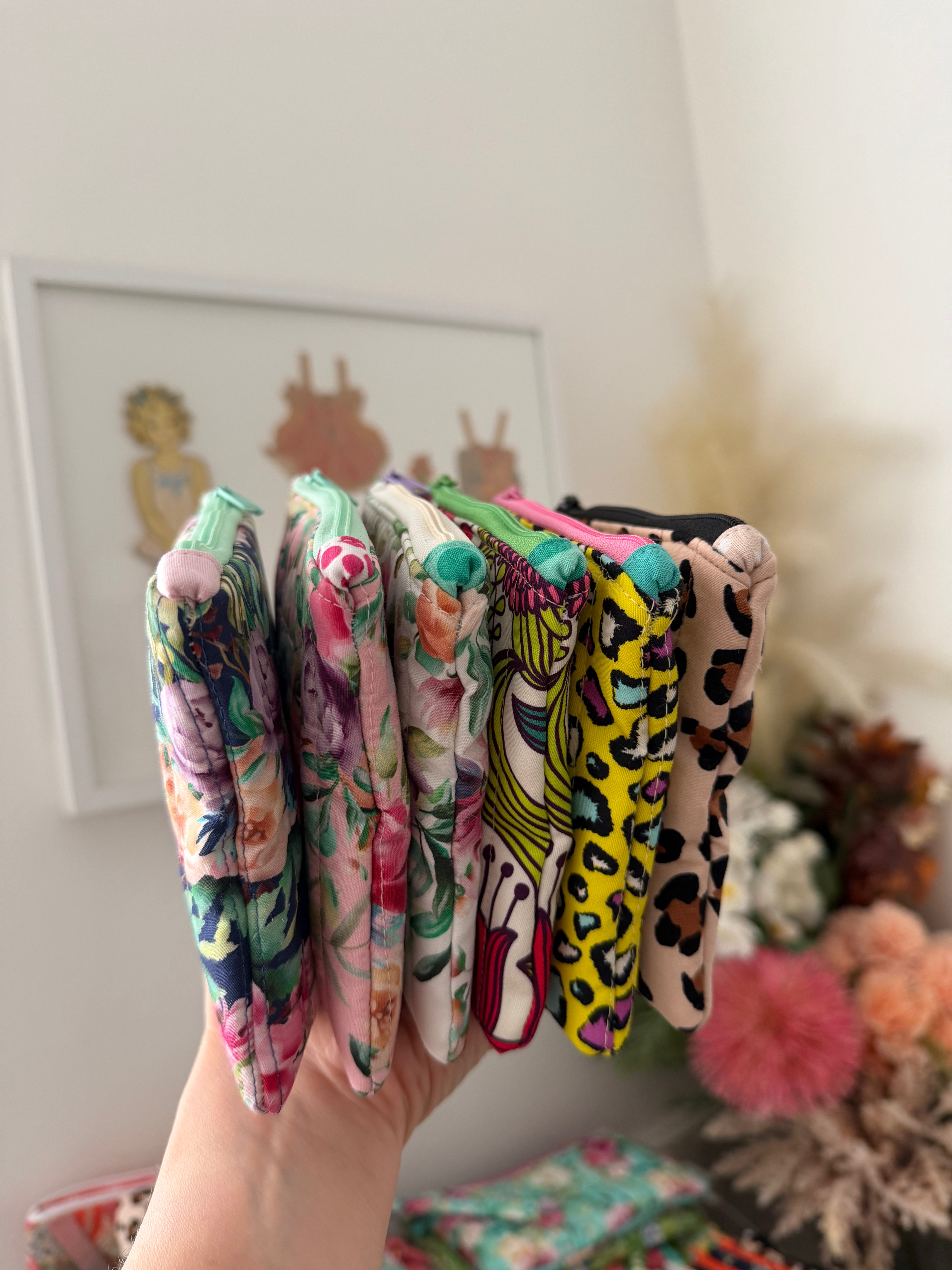 Small Quilted Pouch - Various Designs
