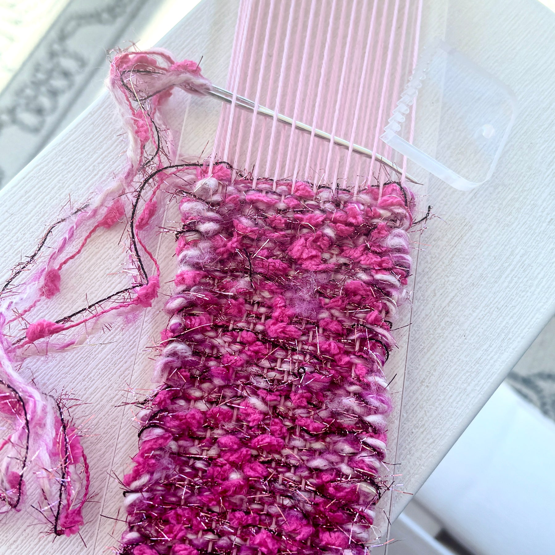 Mini Makes Loom In A Bag - Weaving Loom and Tools - DIY Craft Kit