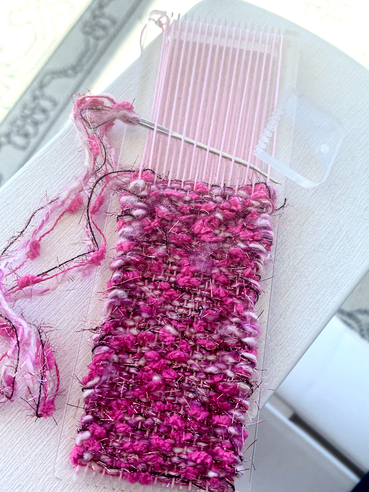 Mini Makes Loom In A Bag - Weaving Loom and Tools - DIY Craft Kit