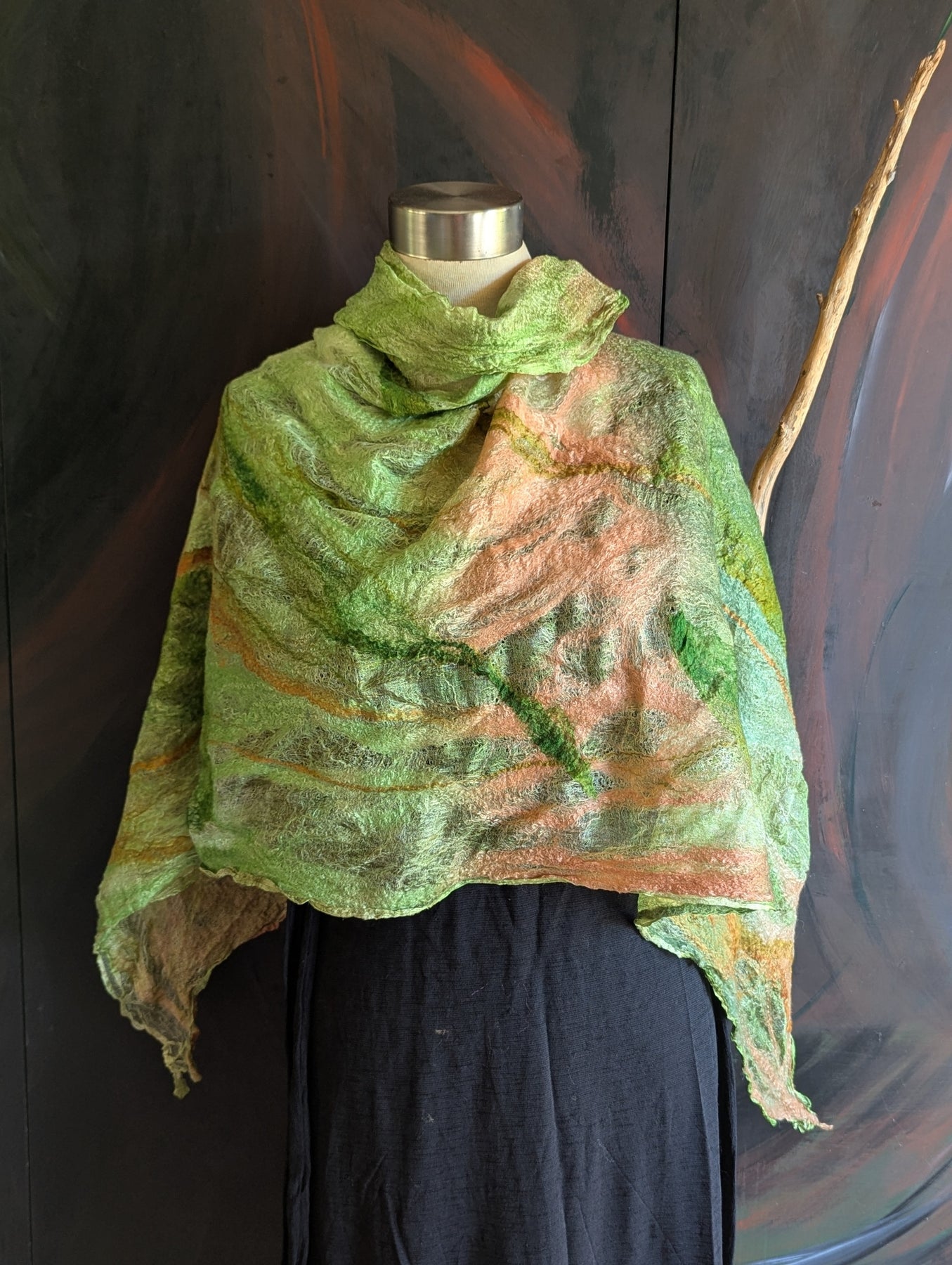 Nuno Felt Shawl-Rivendell