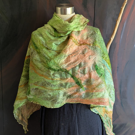 Nuno Felt Shawl-Rivendell