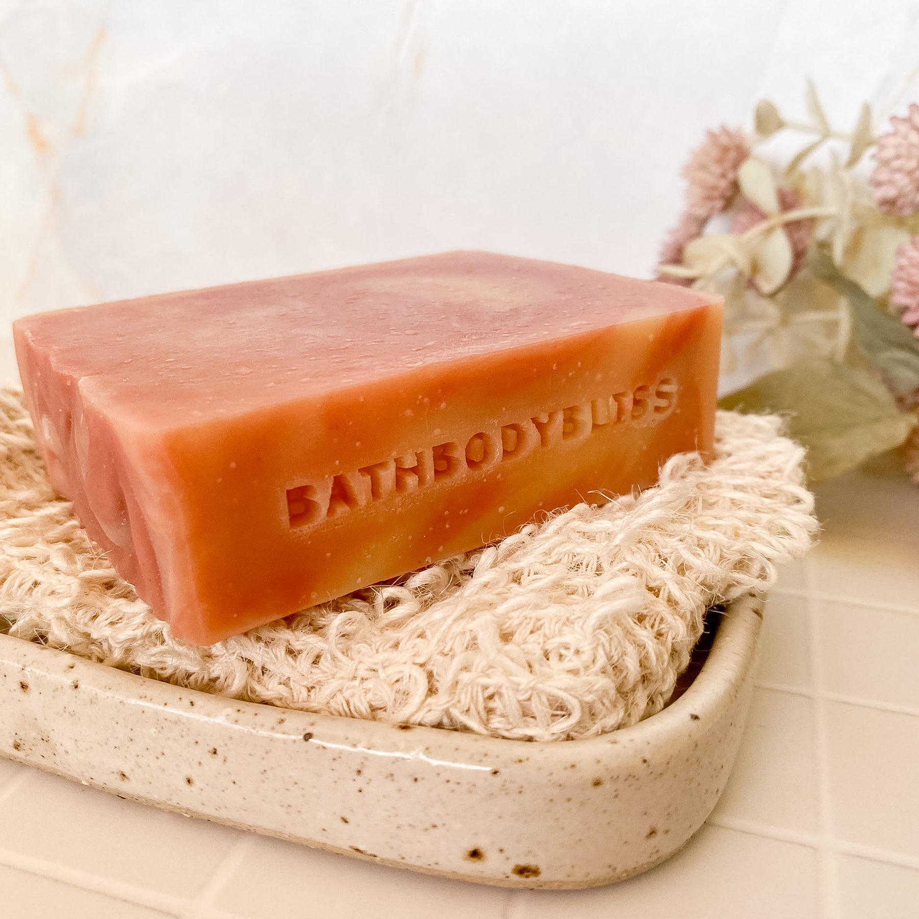 Lemongrass & Pink Clay - Handmade Vegan Essential Oil Soap