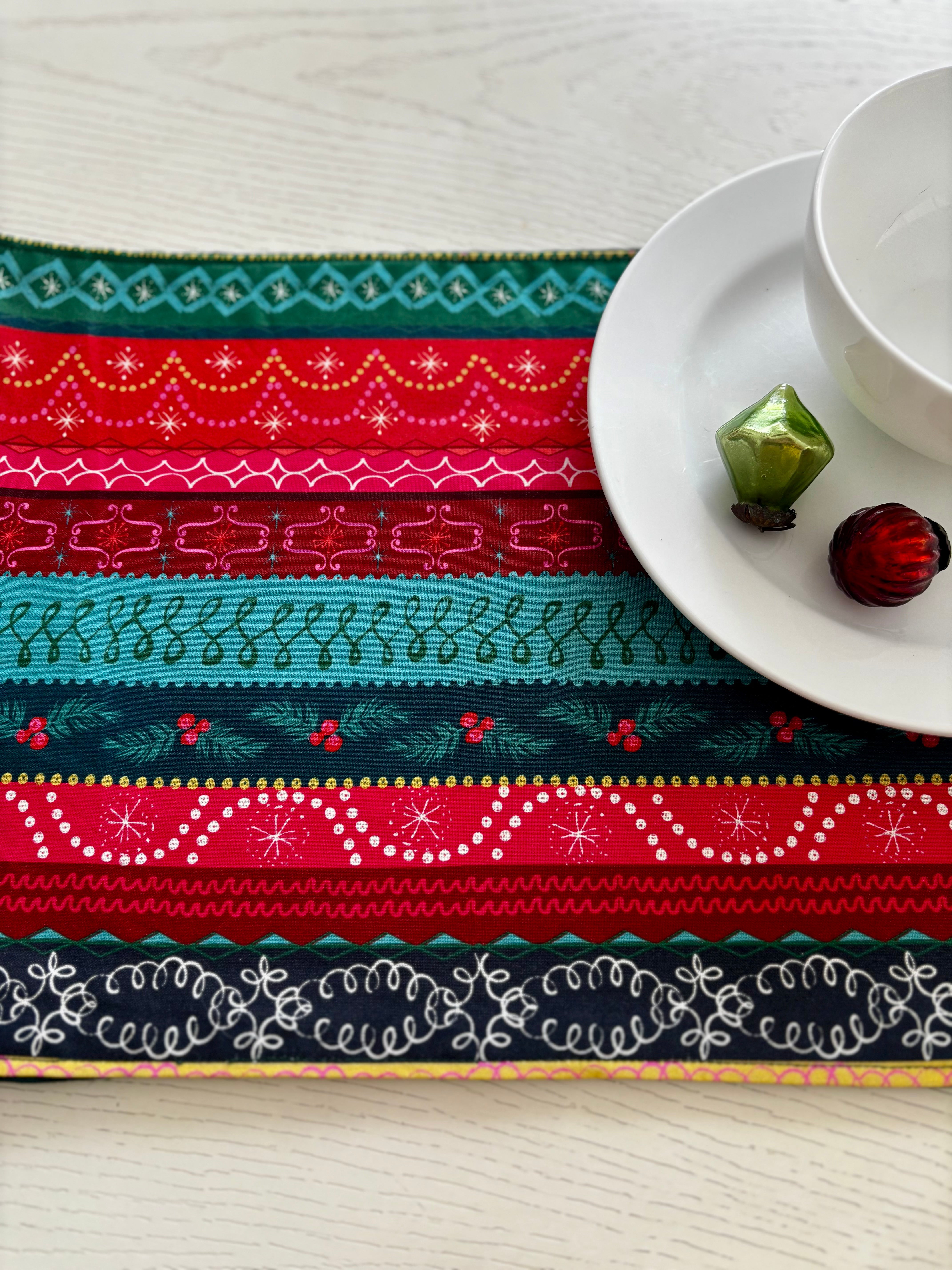 Christmas Placemats set 4, Sustainable keepsake