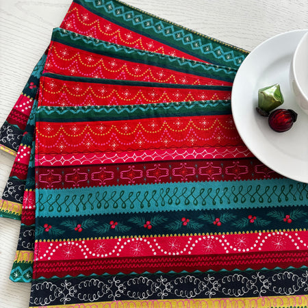 Christmas Placemats set 4, Sustainable keepsake
