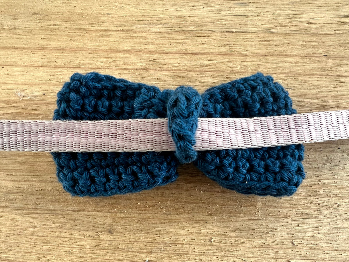 Dog Gift Box, Handmade Crochet Dog Bandana & matching bow tie or flower, New Puppy Gift