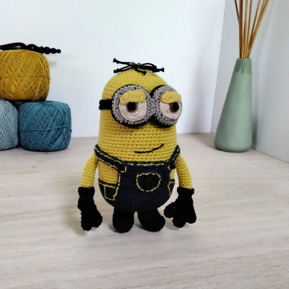 Minion Tim - a crocheted toy