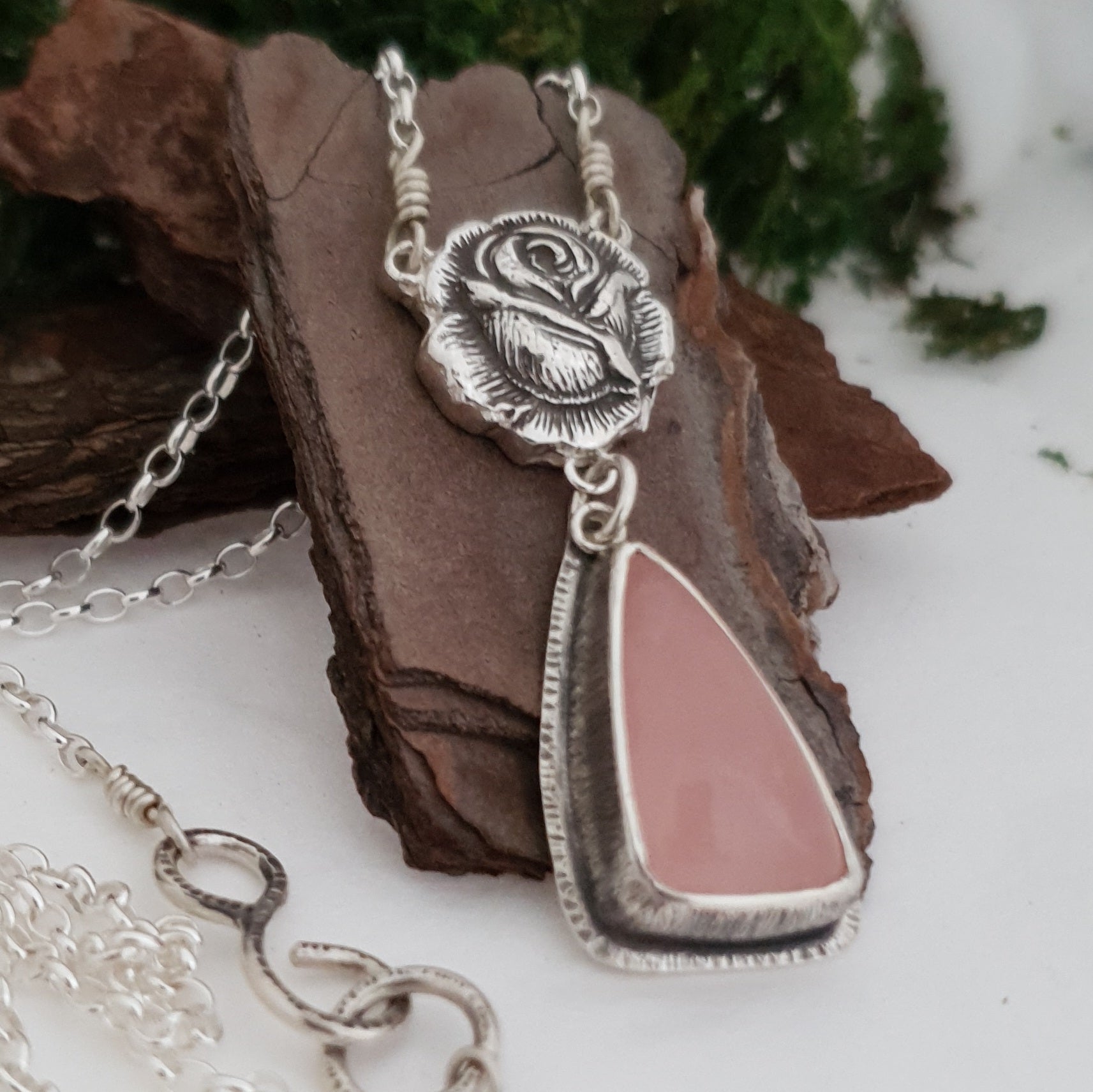 Say it with rose pendant