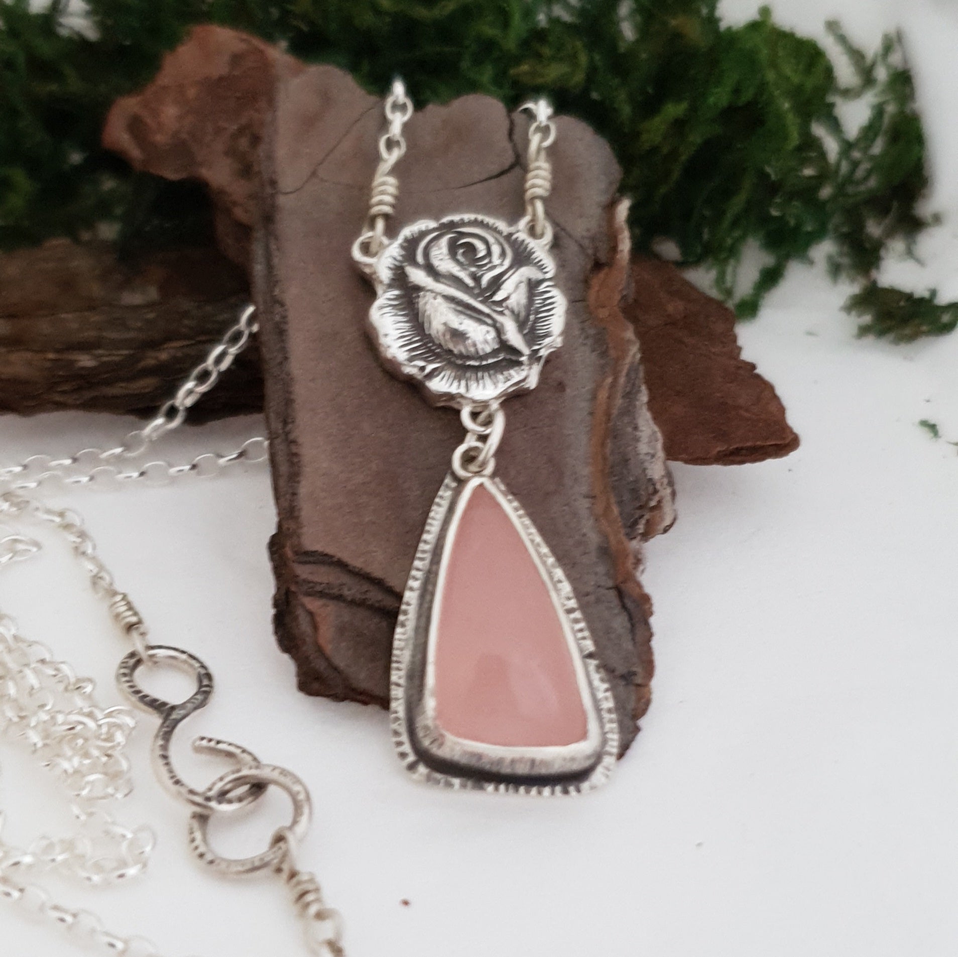 Say it with rose pendant