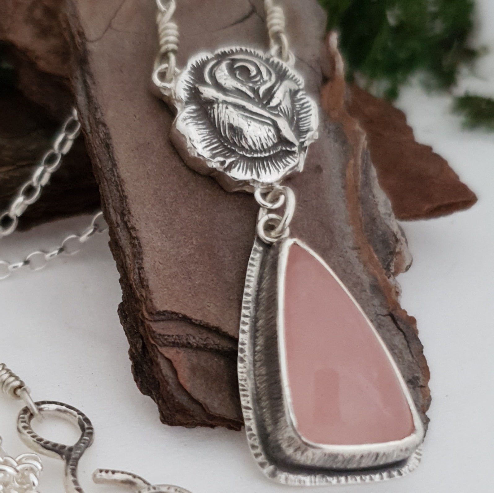 Say it with rose pendant