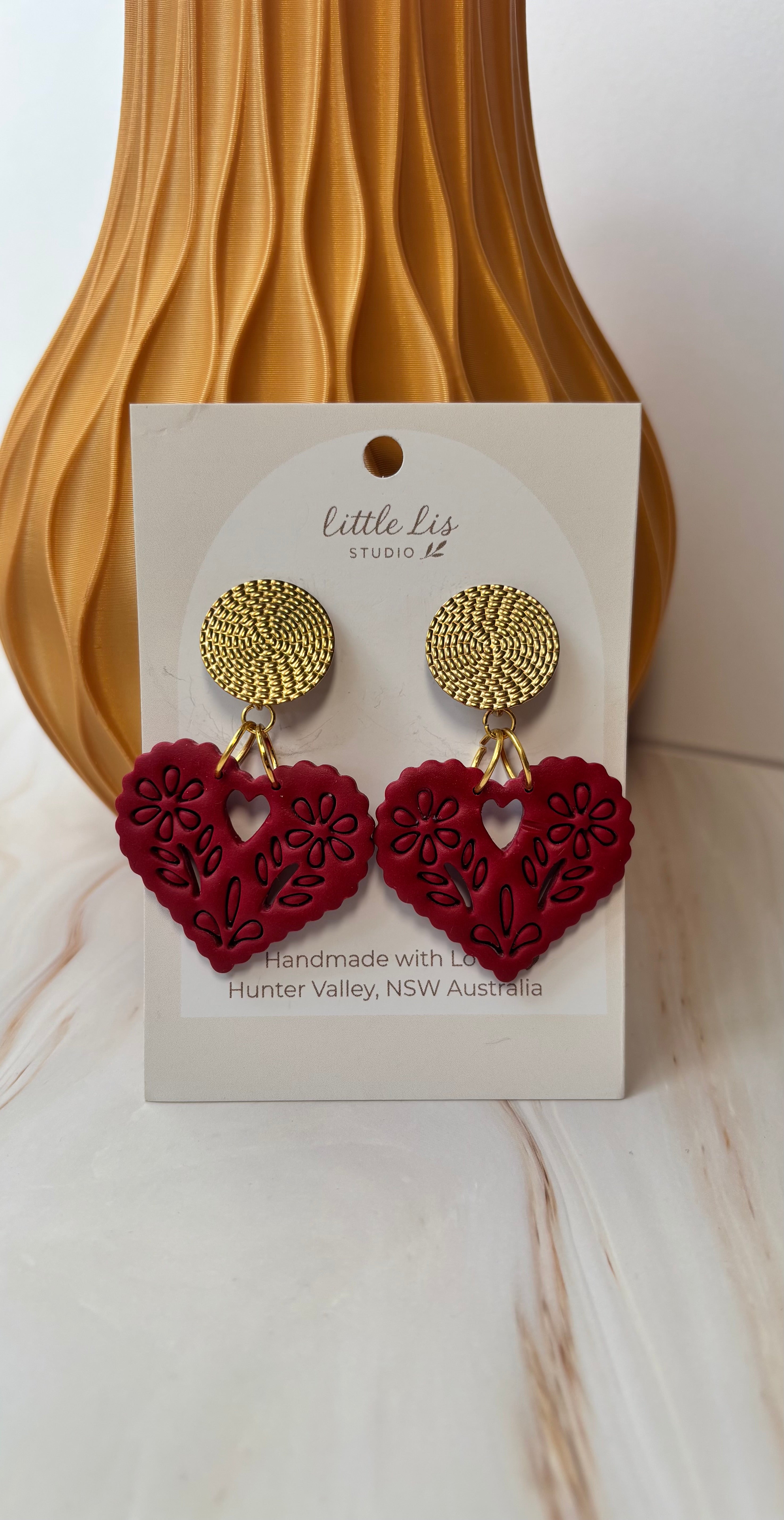 AMOR – Papel Picado Heart Dangle