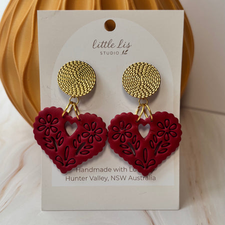 AMOR – Papel Picado Heart Dangle