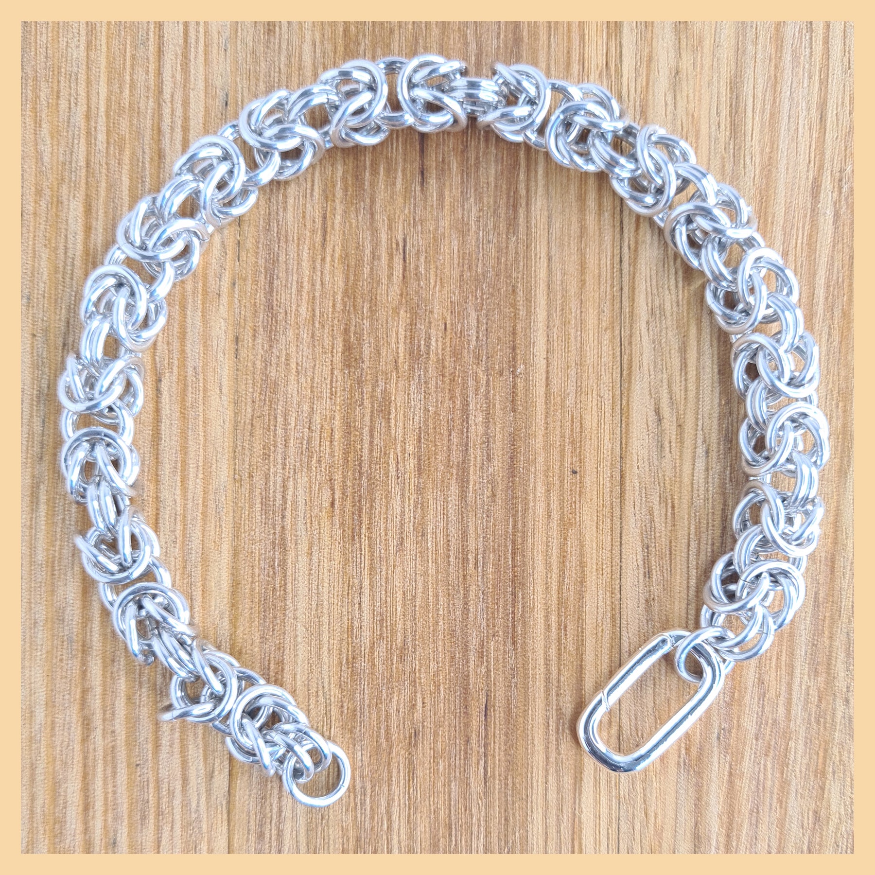 Chainmaille Byzantine Weave Bracelet