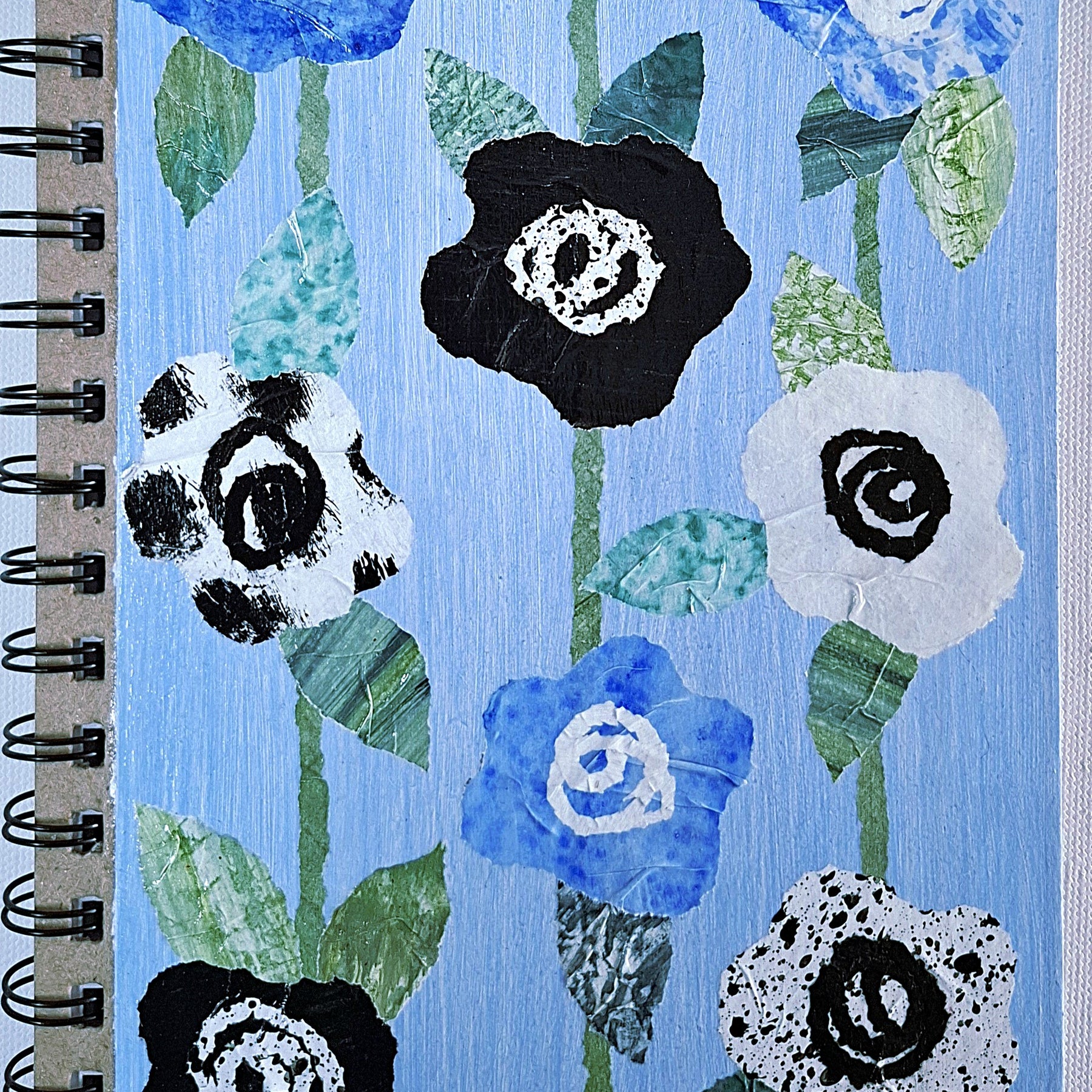 Hand Decorated A5 Notebook - Design 3
