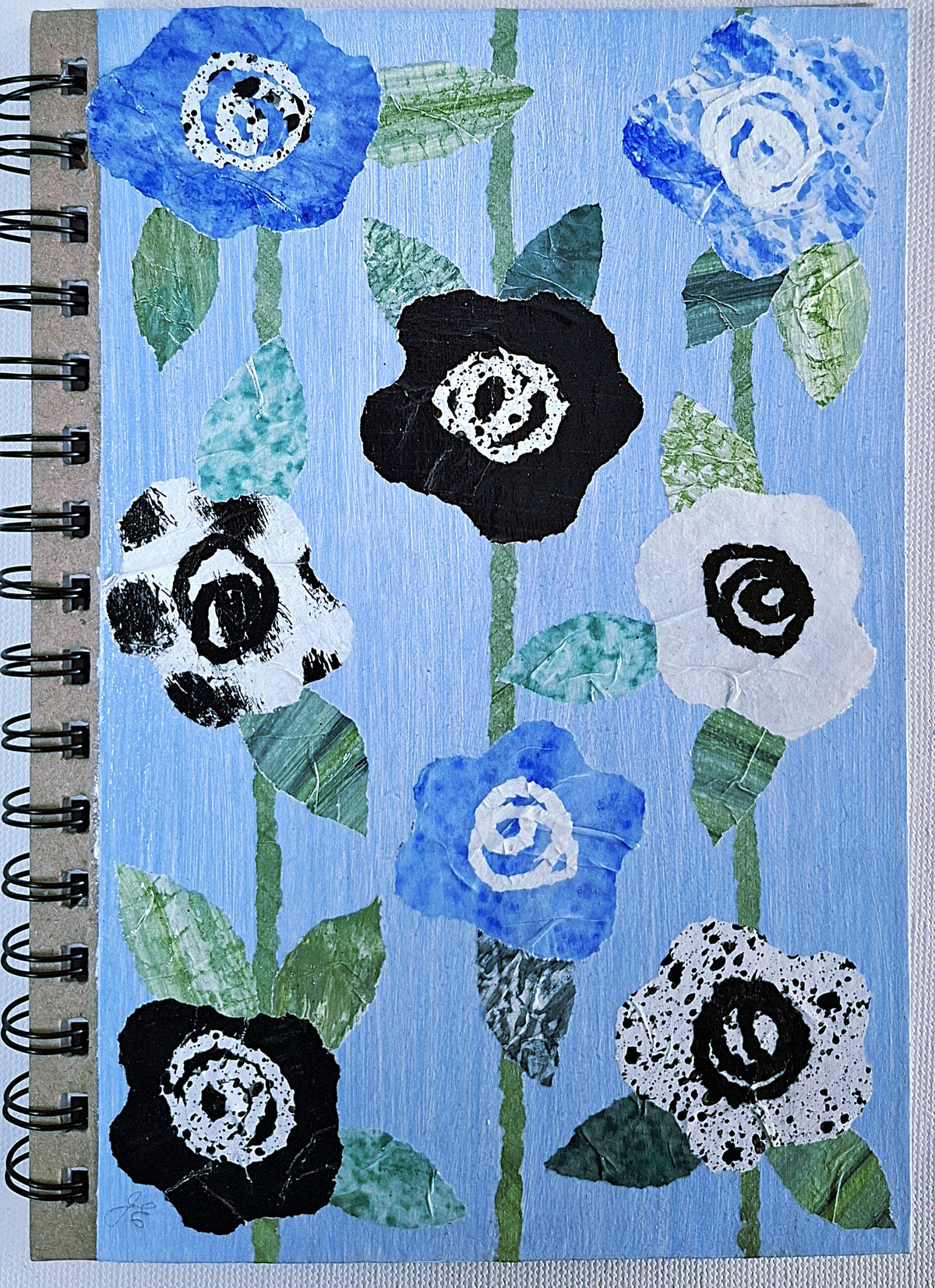 Hand Decorated A5 Notebook - Design 3