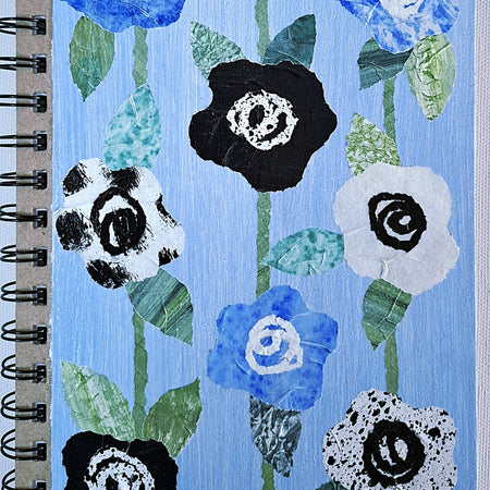 Hand Decorated A5 Notebook - Design 3
