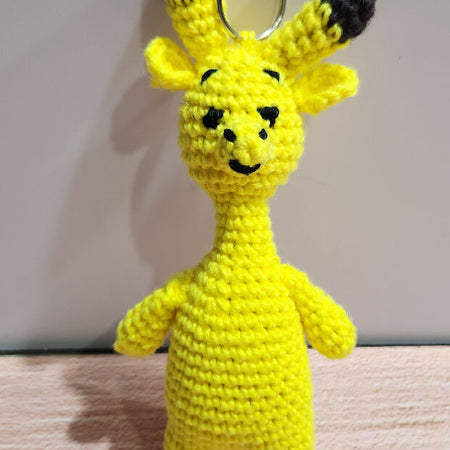 Crochet amigurumi ( yellow giraffe - 15cm(H) )