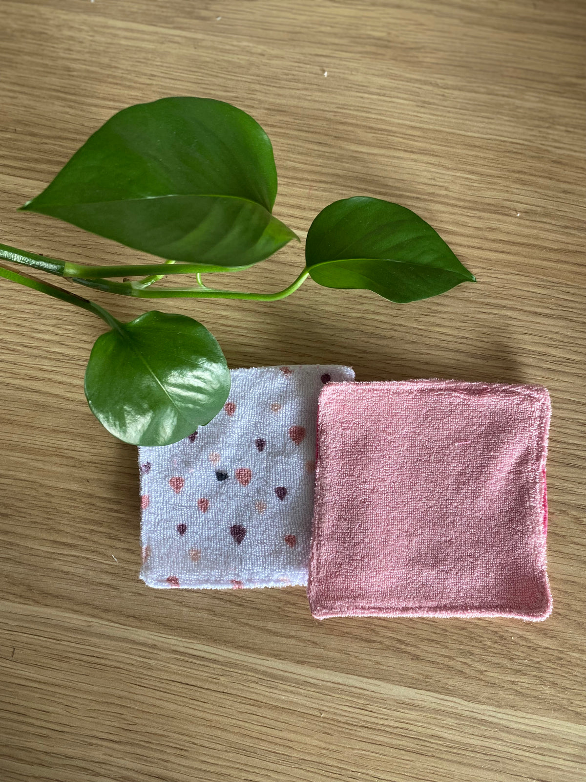 Reusable Makeup Remover Pads – Patterned Fabric & Soft Baby Towel