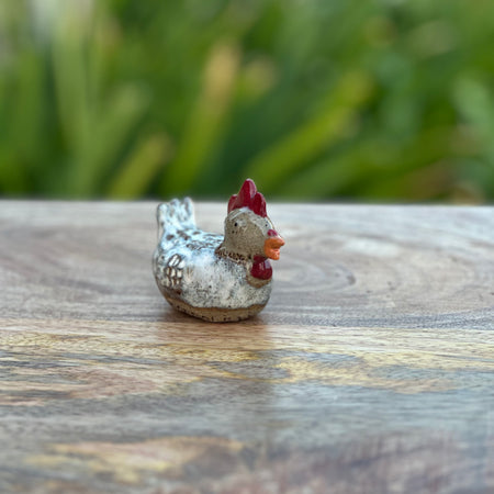 Speckled Hen | Handmade Ceramic Sculpture | Leftovers’ Collective | One of a Kind