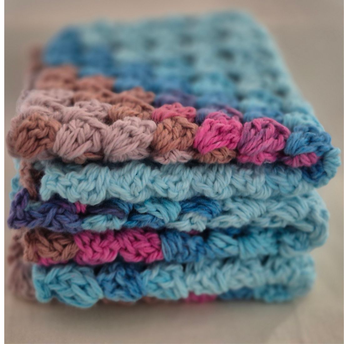 Hand Made Crochet Soft Face & Body Washers