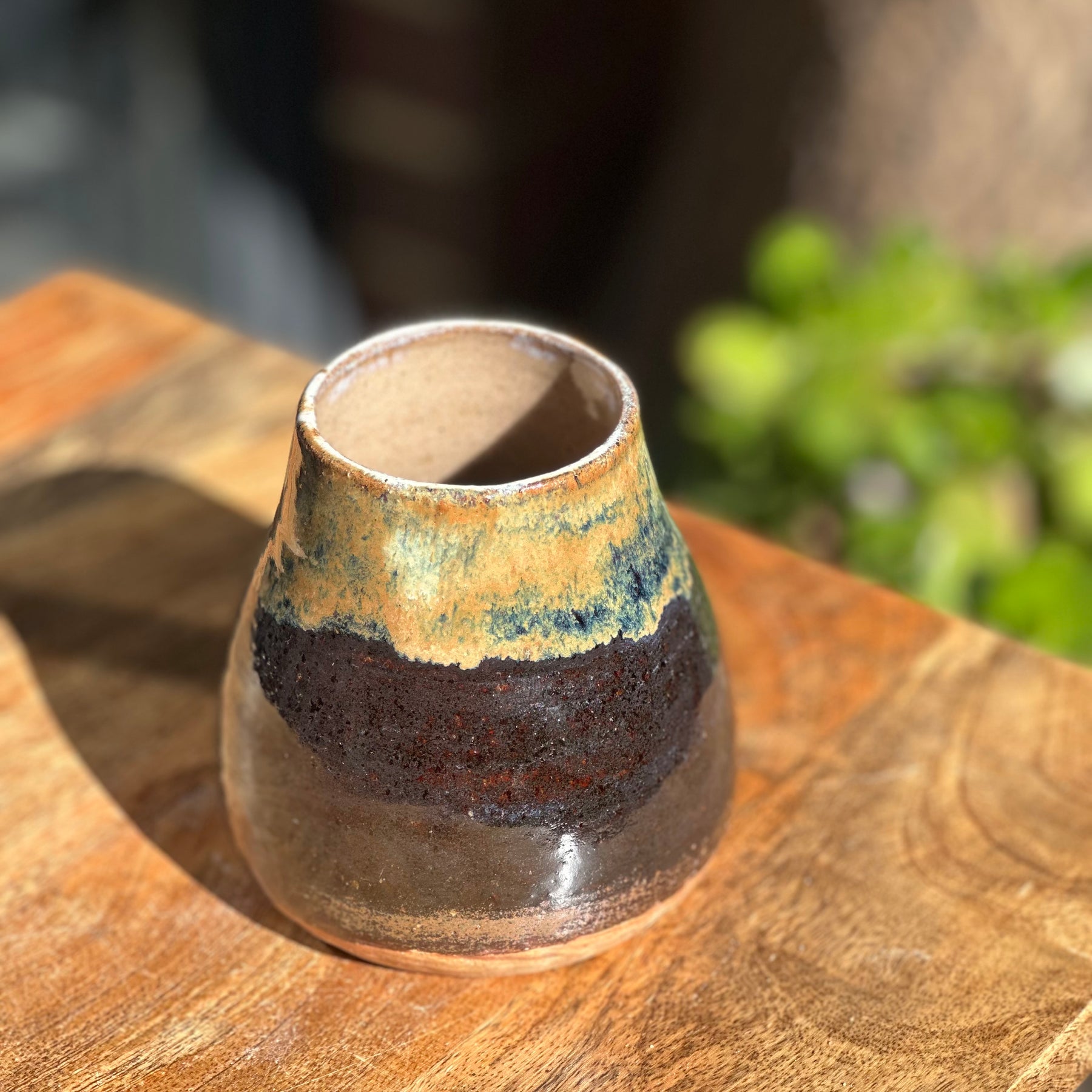 Tigers Eye Stoneware Vessel
