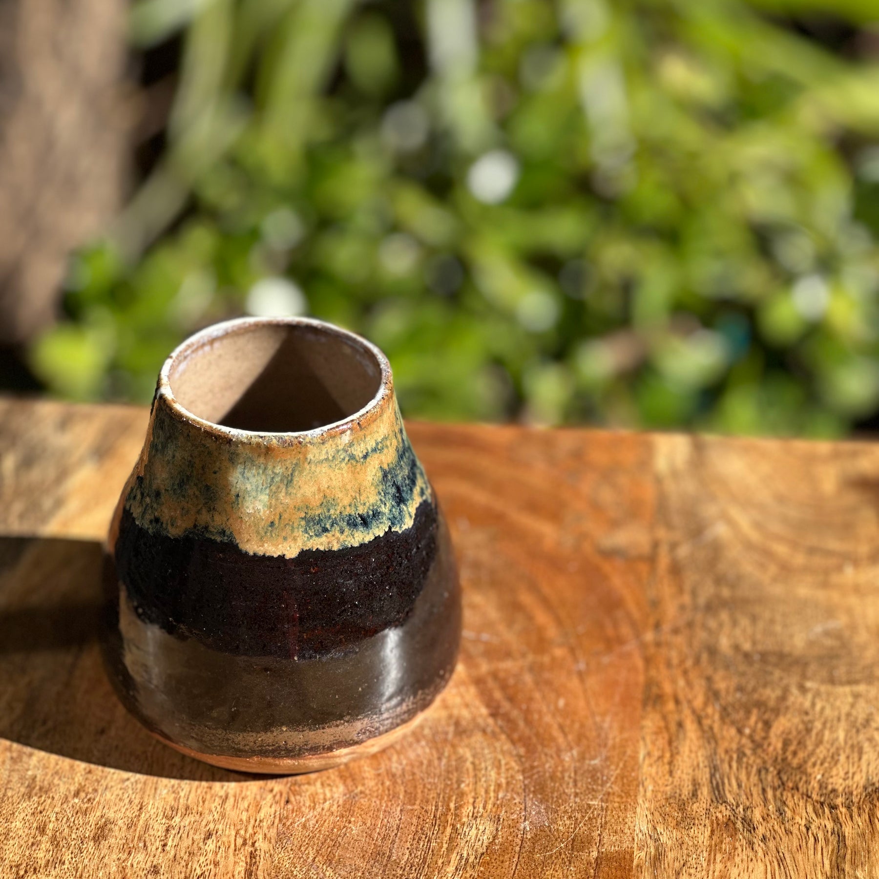 Tigers Eye Stoneware Vessel