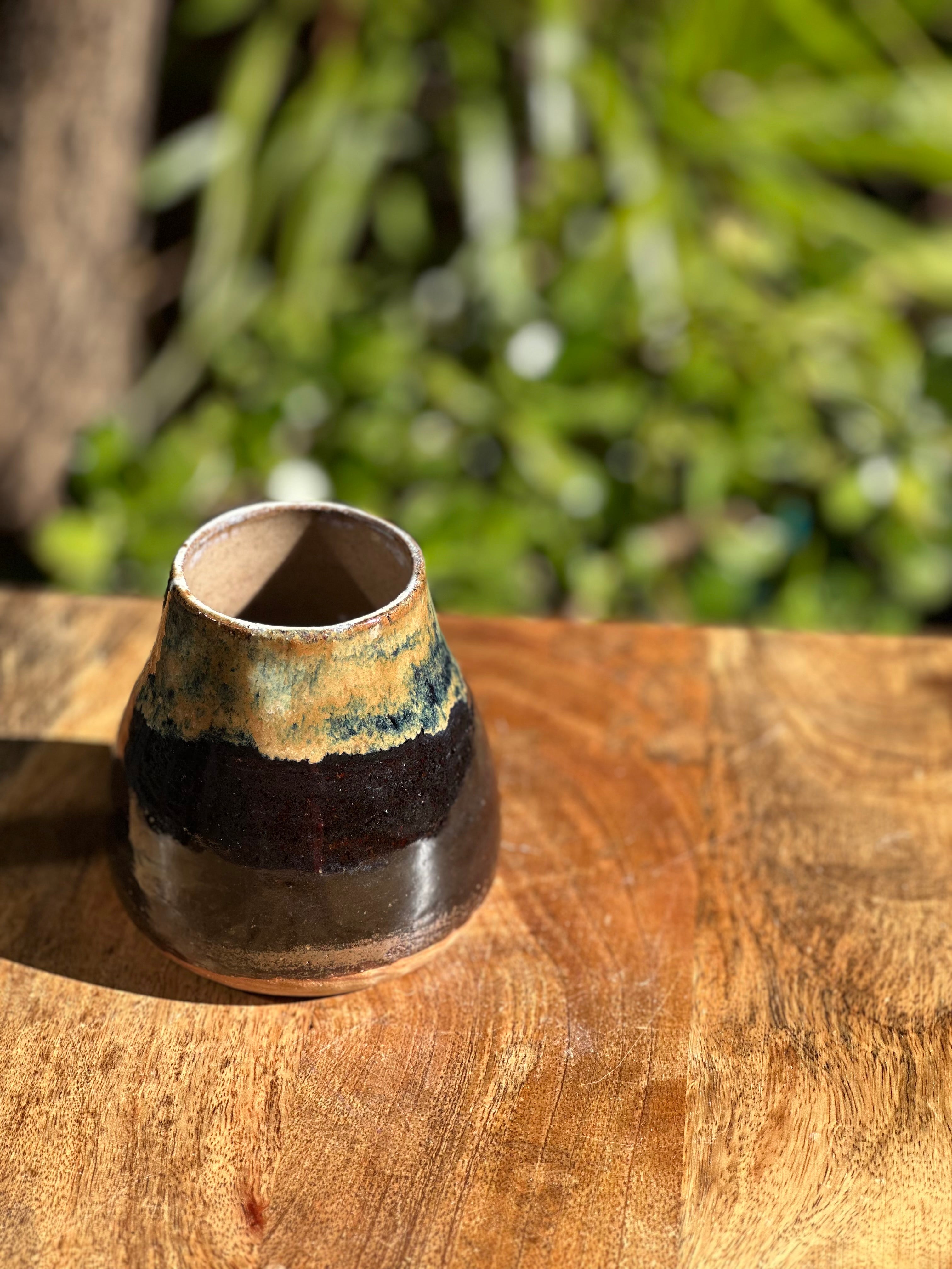 Tigers Eye Stoneware Vessel