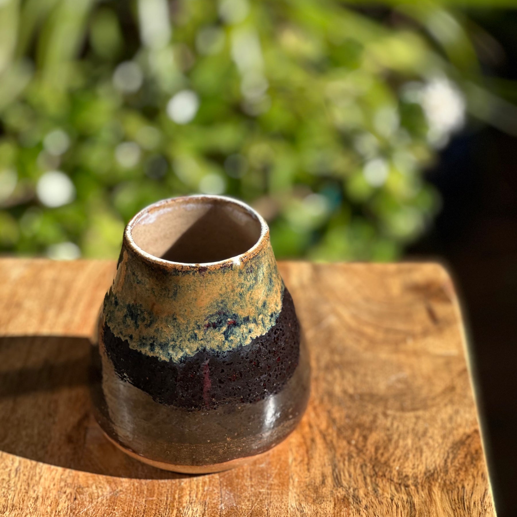 Tigers Eye Stoneware Vessel
