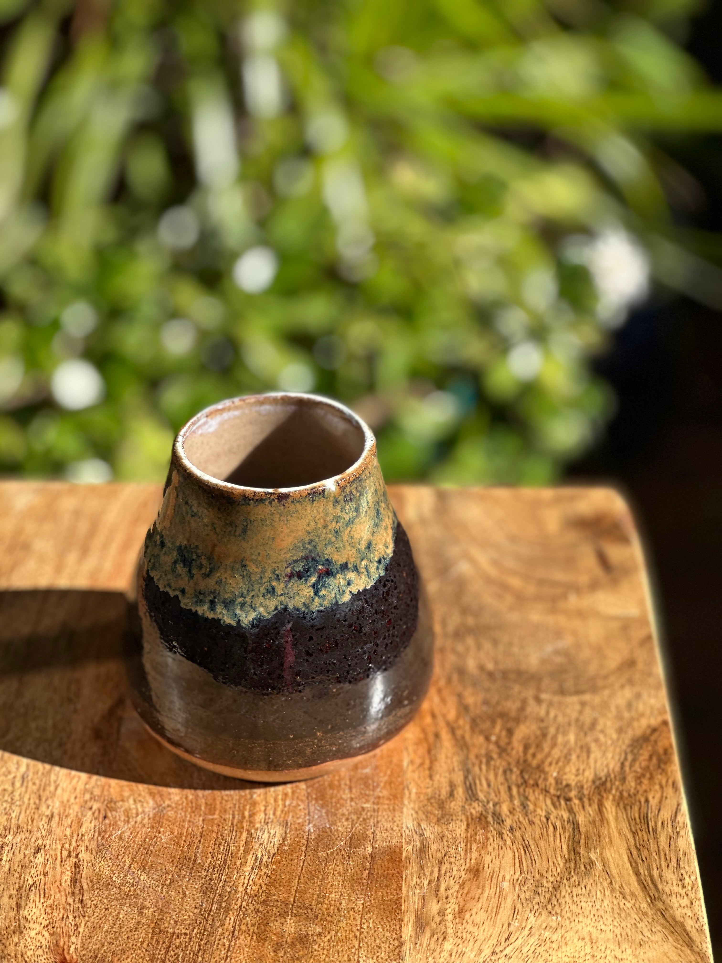 Tigers Eye Stoneware Vessel