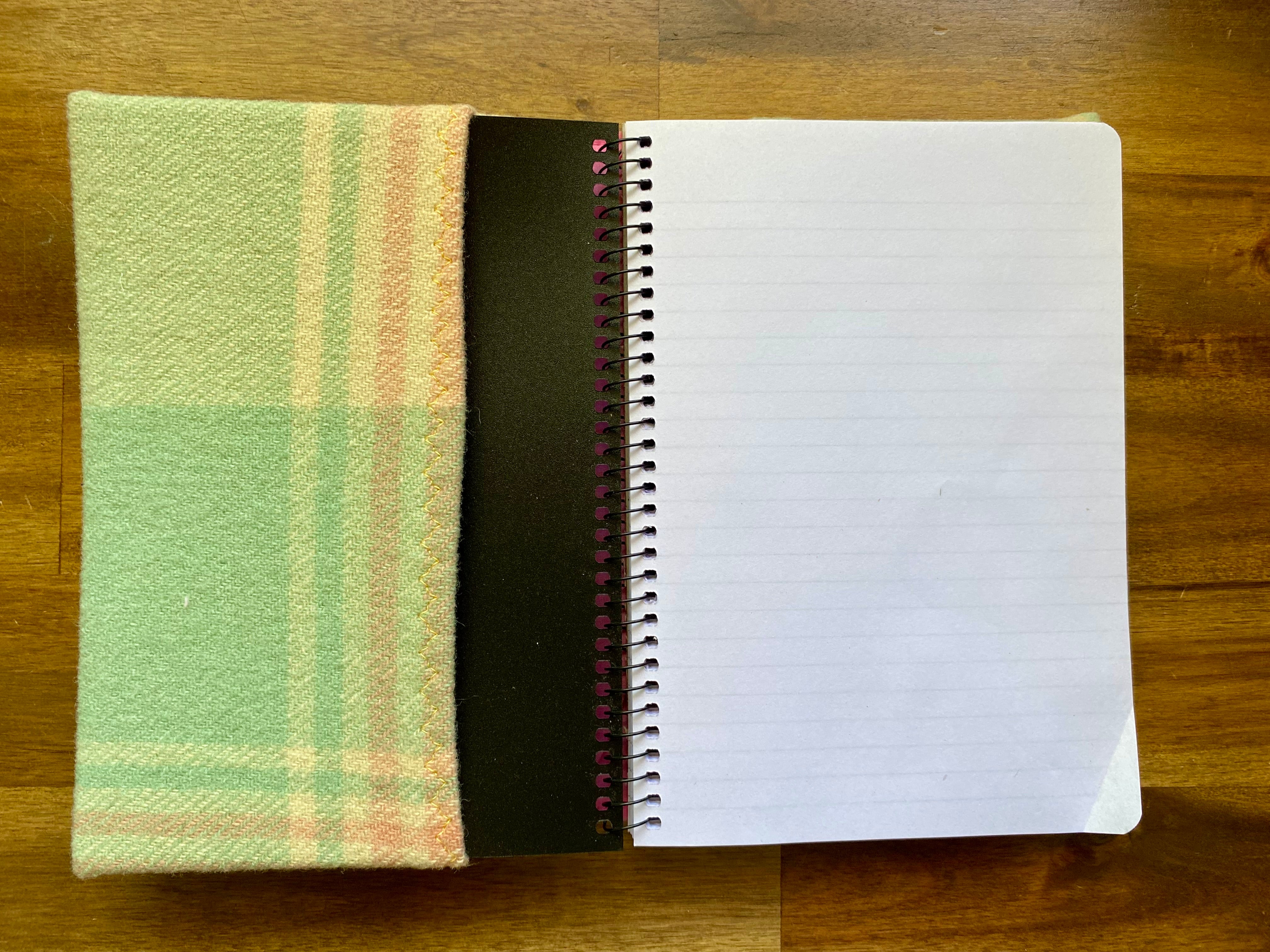 A5 Upcycled Notebook Vintage Caravan - Multi