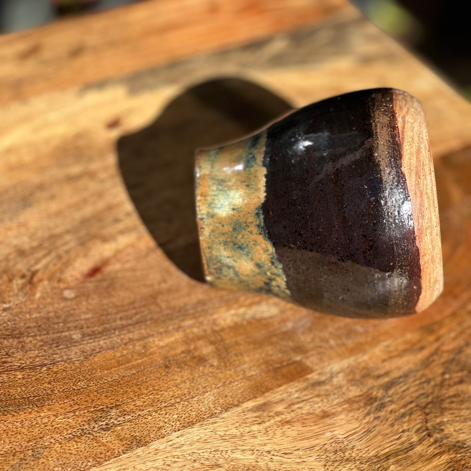 Tigers Eye Stoneware Vessel