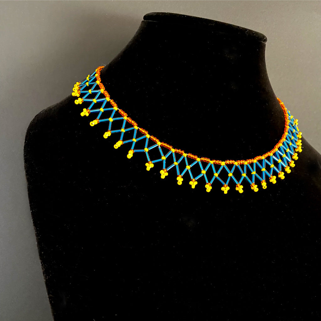 Necklace Egyptian Beaded