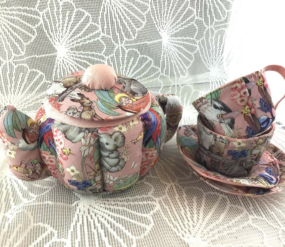 My First Teaset pink Gumnut babies