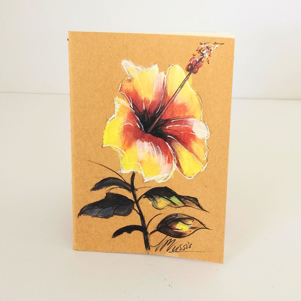 Handpainted Pocket Notebooks. Single or Set of 3. 6 Designs