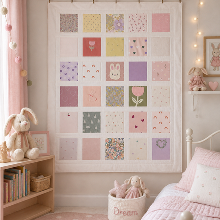 Custom Baby Clothes Memory Quilt – Personalised Keepsake