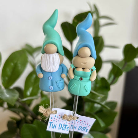 Tiny Gnome pair - Theo and Tillie