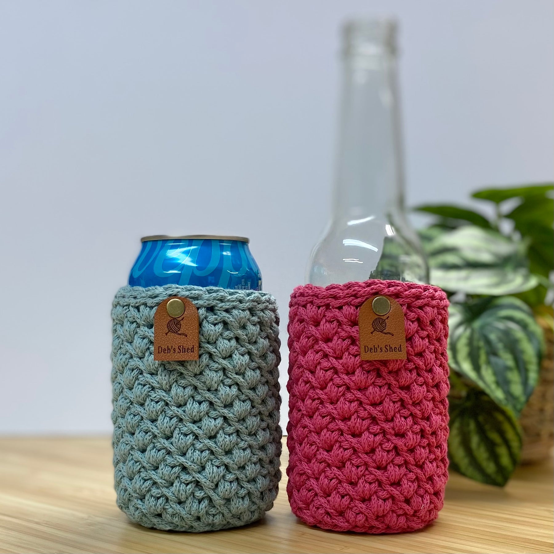 Brew Crozie – Crochet Beverage Cozy - Spring