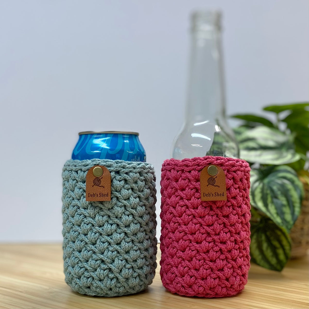 Brew Crozie – Crochet Beverage Cozy - Spring