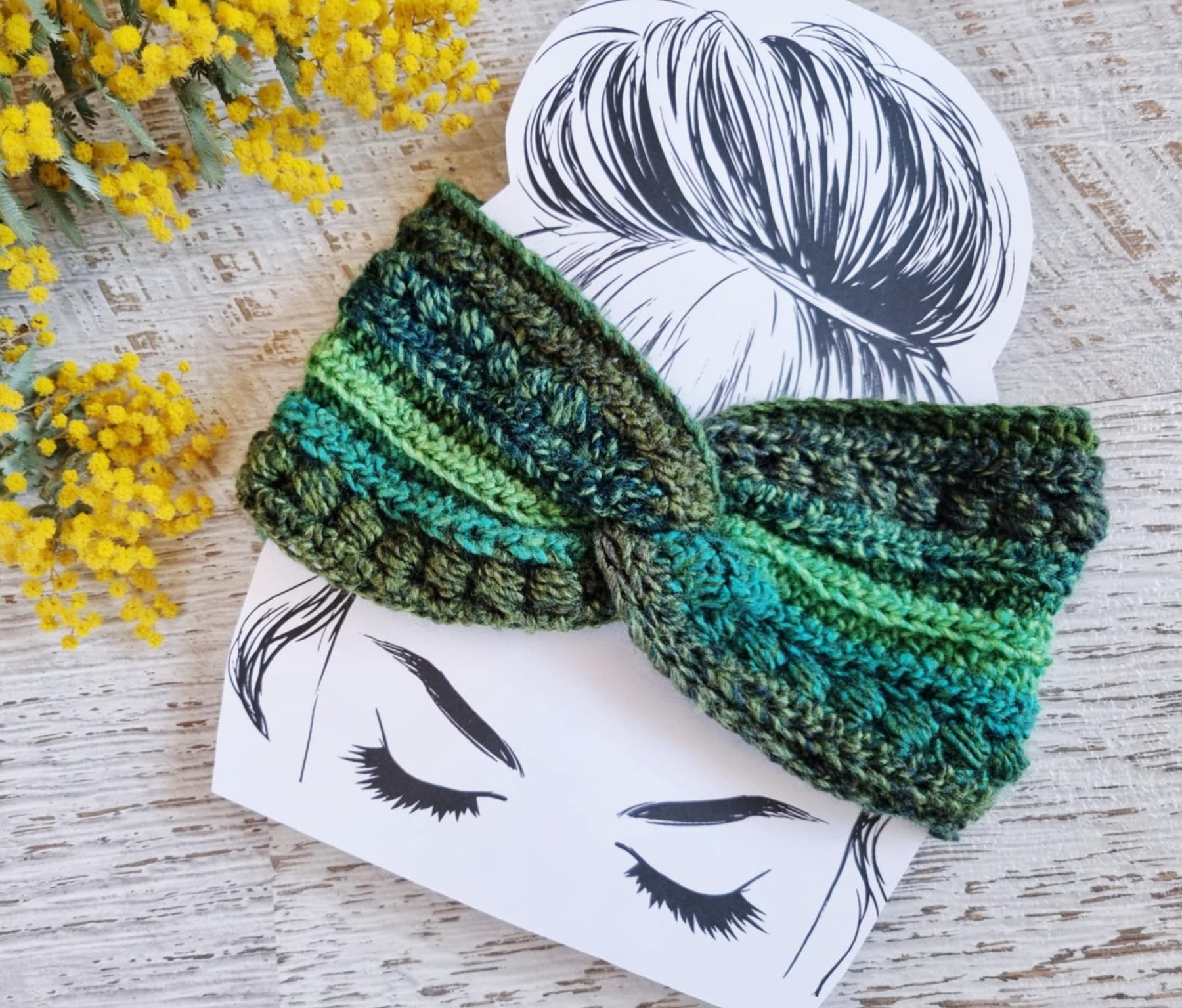 DIGITAL DOWNLOAD | Crochet Pattern | Stormy Days Earwarmer | Headband