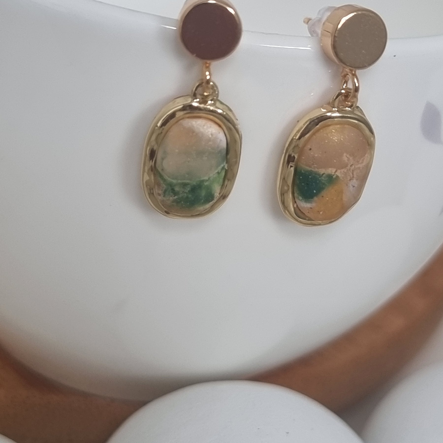 Sage Marble Ovals