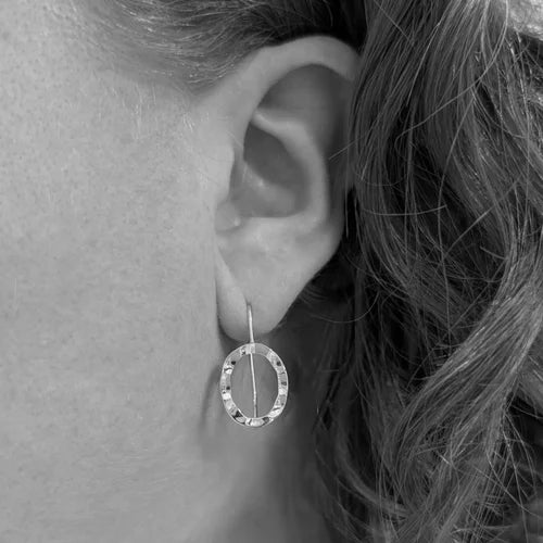 oval seed pod earrings